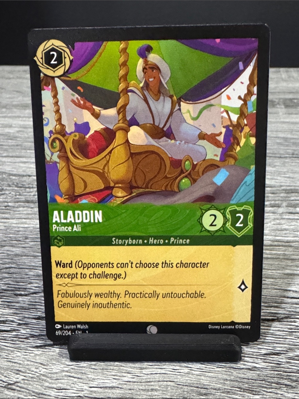 Disney | Lorcana: The First Chapter #69/204: Aladdin (Prince Ali) - Trading Card